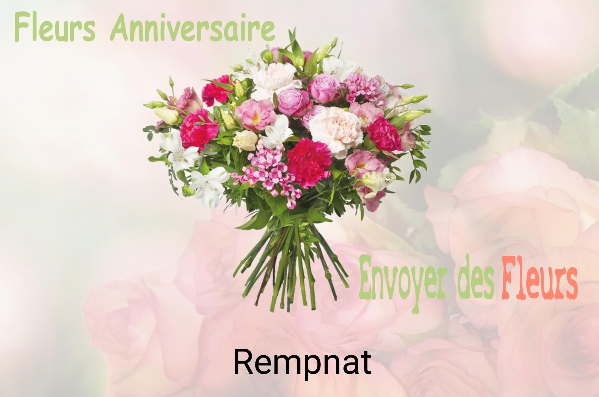 Bouquet de fleurs d’anniversaire livré à Rempnat
